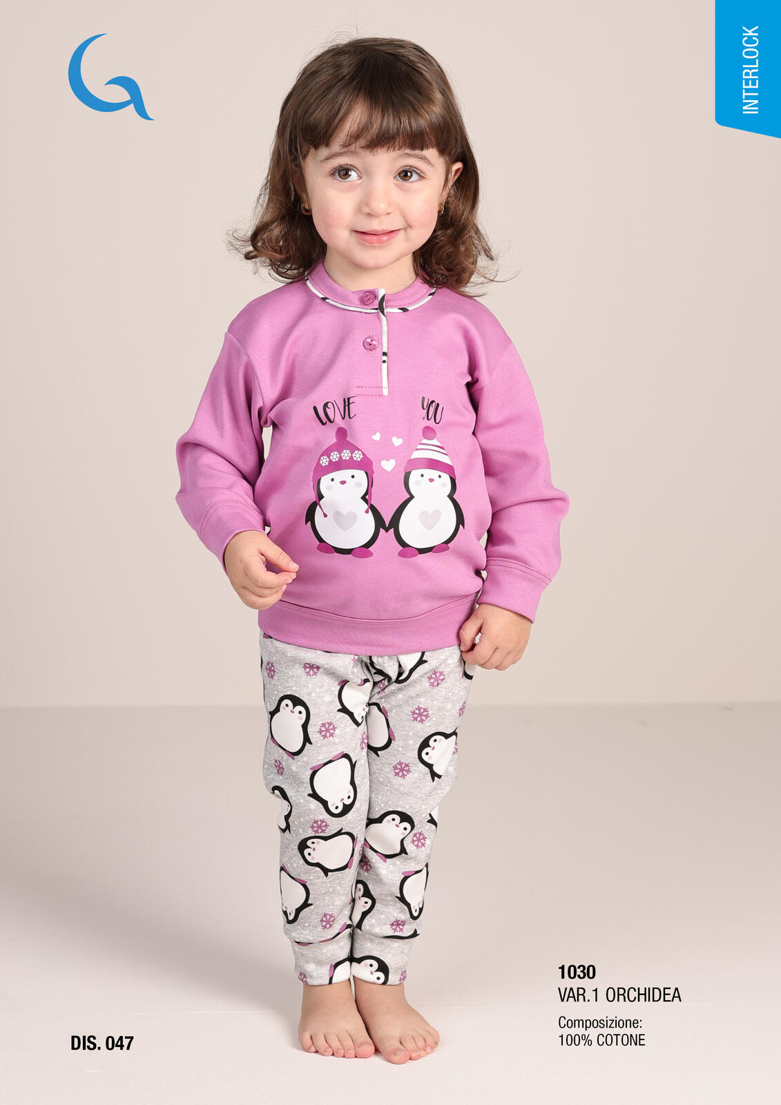 PIGIAMA NEONATA M/L 1030 Tellini S.R.L. Großhandelskleidung